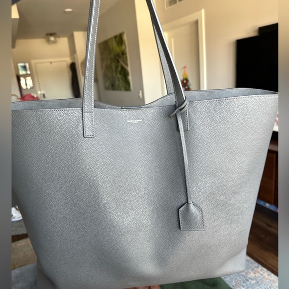 SHOPPING SAINT LAURENT N/S IN SUPPLE LEATHER - Picture 3 of 6